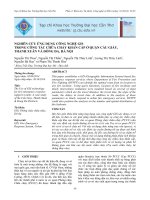 NGHIÊN CỨU ỨNG DỤNG CÔNG NGHỆ GIS TRONG CÔNG TÁC CHỮA CHÁY KHẨN CẤP Ở QUẬN CẦU GIẤY, THANH XUÂN VÀ ĐỐNG ĐA, HÀ NỘI