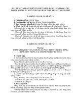 Xây dựng và phát triển tổ chức đảng, đảng viên trong các doanh nghiệp tư nhân ở quảng bình thực trạng và giải pháp