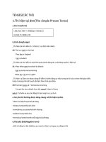 Thì hiện tại đơn trong tiếng anh  The present simple tense in English