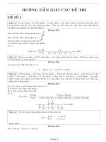 đề thi xác suất thống kê giữakì