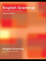 English grammar  of a university course (Ngữ pháp tiếng Anh cơ bản)