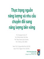 Thực trạng nguồn năng lượng và nhu cầu chuyển đổi sang năng lượng bền vững