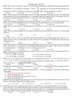 ĐỀ KHẢO sát CHƯƠNG i vật lí