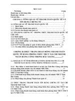 Thực trạng hoạt động toán quốc tế phương thức tín dụng chứng từ tại chi nhánh ngân hàng công thương bắc giang