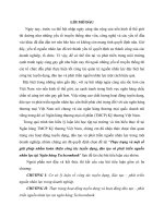 Thực trạng và một số giải pháp nhằm hoàn thiện công tác tuyển dụng, đào tạo và phát triển nguồn nhân lực tại Ngân hàng Techcombank