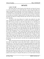 Đồ án Nghiên cứu đa dạng di truyền nguồn gen bông (Gossypium L.) sử dụng chỉ thị phân tử SSR