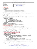 GIÁO ÁN SINH HỌC 6 TỪ TIẾT 21 ĐẾN TIẾT 30 (CÓ NỘI DUNG TÍCH HỢP)