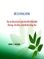 dự án khu du lịch sinh thái bãi nhái bãi dương côn đảo vũng tàu