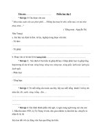 PHIẾU HỌC TẬP 1 LỚP 6 MÔN NGỮ VĂN