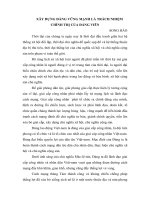 XÂY DỰNG ĐẢNG VỮNG MẠNH LÀ TRÁCH NHIỆM CHÍNH TRỊ CỦA ĐẢNG VIÊN