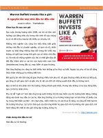 8 nguyên tắc đầu tư warren buffett