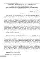 MỘT SỐ BIỆN PHÁP TẠO HỨNG THÚ HỌC TẬP CHO HỌC SINH ĐỂ NÂNG CAO HIỆU QUẢ DẠY HỌC Ở TIỂU HỌC