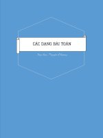 Các dạng toán cần biết
