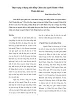 Thực trạng sử dụng sách tiếng Chăm của người Chăm ở Ninh Thuận hiện nay