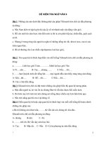 ĐỀ KIỂM TRA NGỮ VĂN 6