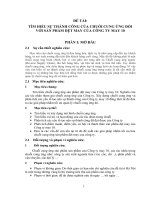 Tiểu luận chuỗi cung ứng giá trị tìm hiểu sự thành công của chuỗi cung ứng đối với sản phẩm dệt may của công ty may 10 