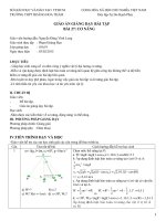 GIÁO án GIẢNG dạy bài tập bài 27 cơ NĂNG 