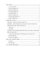 Một số phương pháp nâng cao chất lượng học môn Tin học lớp 3