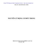 NGUYÊN LÝ ĐỘNG CƠ ĐỐT TRONG