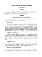 BẰNG CẤP CẦN GẮN VỚI CHUYÊN MÔN