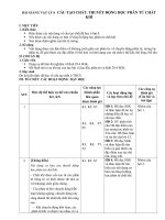 BÀI GIẢNG vật lý 8   cấu tạo CHẤT  THUYẾT ĐỘNG học PHÂN tử CHẤT KHÍ 