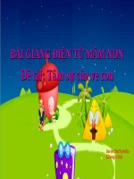 Bài giảng điện tử đề tài Tâm sự của ve con