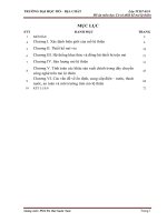 đồ án môn học cơ sở thiết kế mỏ lộ thiên