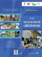 Tài liệu đào tạo tập huấn viên về biến đổi khí hậu 