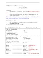 Giáo án Rèn luyện Tập Làm Văn  Từ và Câu Lớp 2