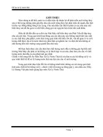 Đồ án thiết kế hệ thống xử lý nước thải nhà máy chế biến thủy sản phát tiến