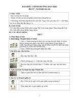 bài điều chỉnh hướng dẫn học bài 1c tự thuật của em