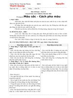 Giáo án mĩ thuật lớp 4 cả năm 