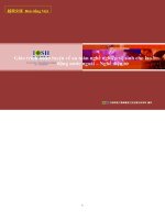 huân luyên vê an toan nghê nghiêp vê sinh cho lao đông nước ngoai