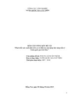 Phát triển sản xuất nấm trên cơ sở điều tra xây dựng bảo tàng nấm ở Vườn quốc gia Cát Tiên