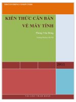 kiến thức can bản về máy tính