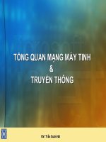 Bài giảng tổng quan mạng máy tính và truyền thông
