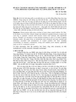 ĐỀ XUẤT ỨNG DỤNG MỘT SỐ CÔNG NGHỆ MỚI – VẬT LIỆU MỚI TRONG CÁC CÔNG TRÌNH BẢO VỆ BỜ BIỂN KHU VỰC ĐỒNG BẰNG SÔNG CỬU LONG