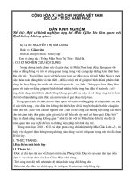 Một số kinh nghiệm dạy trẻ Mẫu Giáo lớn làm quen với định hướng không gian