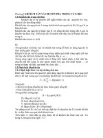 khuyeech tan và chuyển pha trong vật liệu đầy đủ nhất