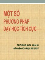 Một số phương pháp dạy học tích cực 