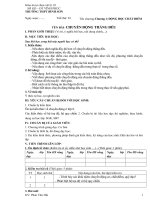 Giáo án tự chọn vật lý 10