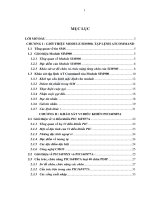 ĐIỀU KHIỂN THIẾT BỊ GIA ĐÌNH BẰNG SMS " được thể hiện thông qua “ MÔ HÌNH NHÀ THÔNG MINH