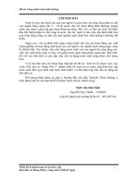 Đồ án CTMT thiết kế trạm xử lý nước cấp khu dân cư hưng phú i