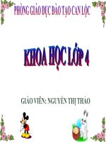 bài dạy bài tại sao có gió lớp 4 theo mô hình trường học mới