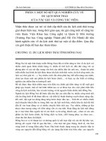 MỘT SỐ KẾT QUẢ NGHIÊN CỨU VỀ DU LỊCH SINH THÁI (CỦA TÁC GIẢ VÀ CỘNG TÁC VIÊN)