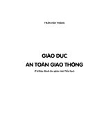 Sách giáo dục an toàn giao thông dành cho giáo viên tiểu học