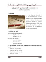 Tiểu luận môn quản trị dịch vụ tranh chấp trong hợp đồng xuất nhập khẩu và biện pháp giải quyết 