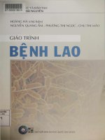 giáo trình bệnh lao, NXB đại học quốc gia Hà Nội