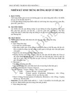 NHIỄM ký SINH TRÙNG ĐƯỜNG RUỘT ở TRẺ EM 