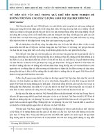 TỪ TIẾP XÚC VĂN HOÁ TRONG QUÁ KHỨ ĐẾN KINH NGHIỆM ĐỂ HƯỚNG TỚI NÂNG CAO CHẤT LƯỢNG GIÁO DỤC ĐẠI HỌC HÔM NAY